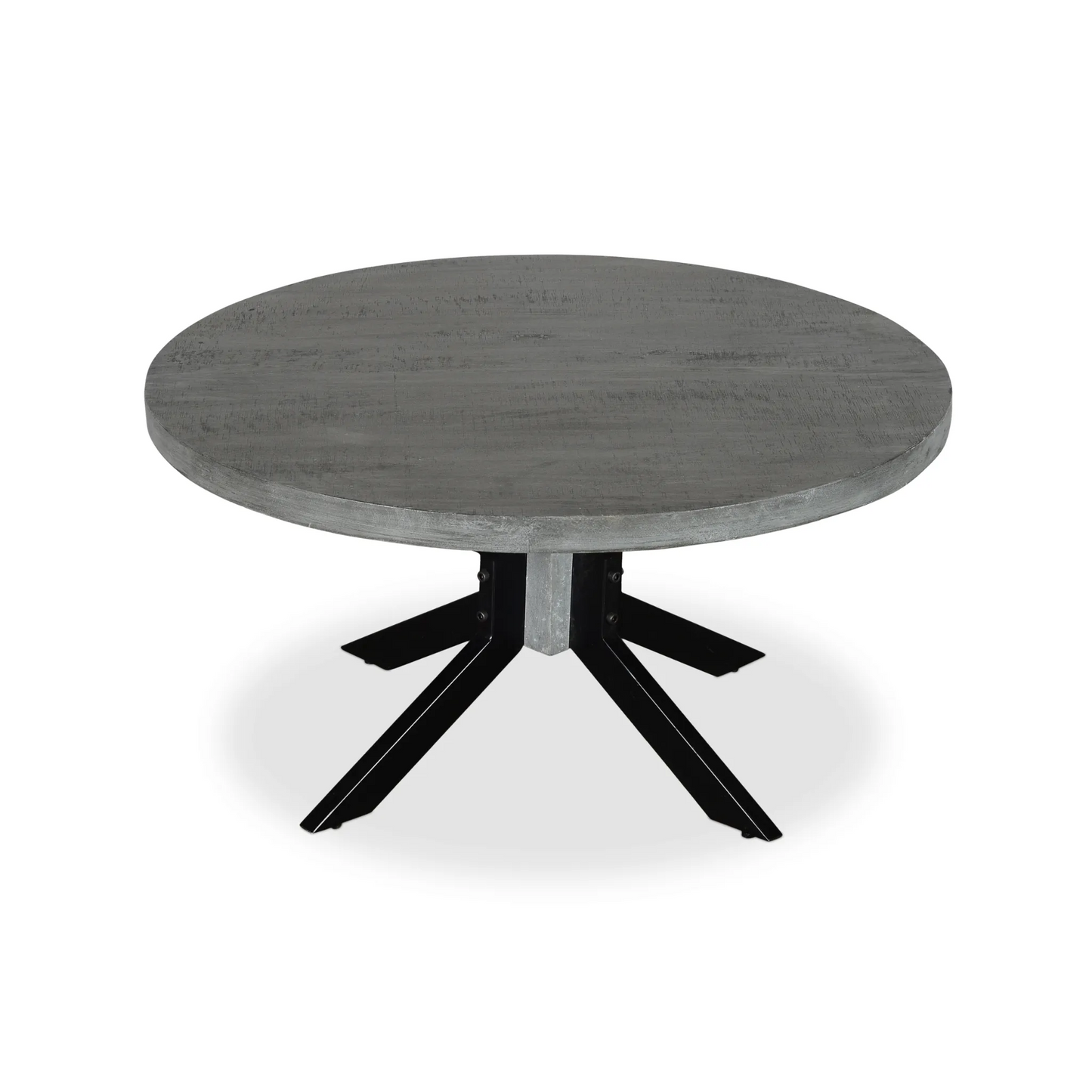 Root Grey Mango Wood Round Dining Table