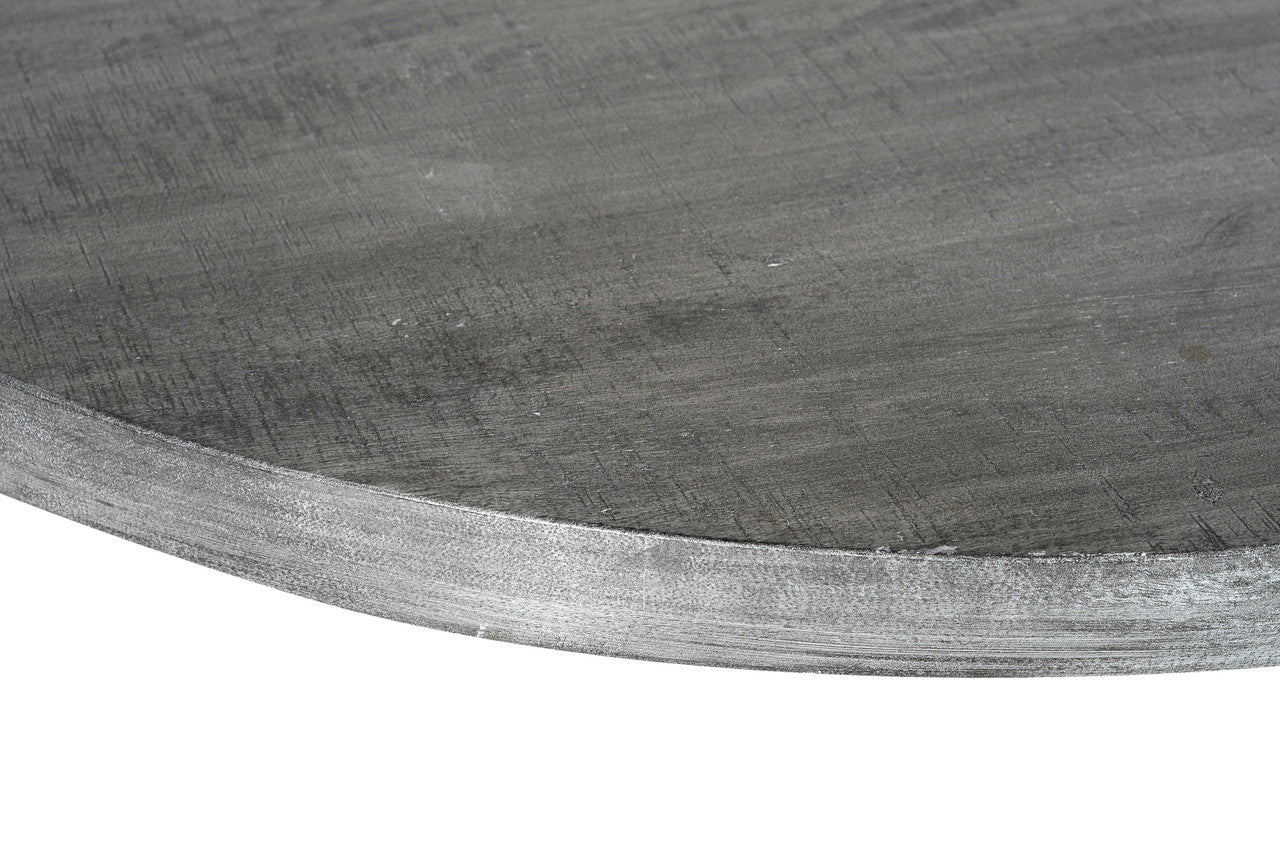 ROOT Grey Mango Wood Round Coffee Table