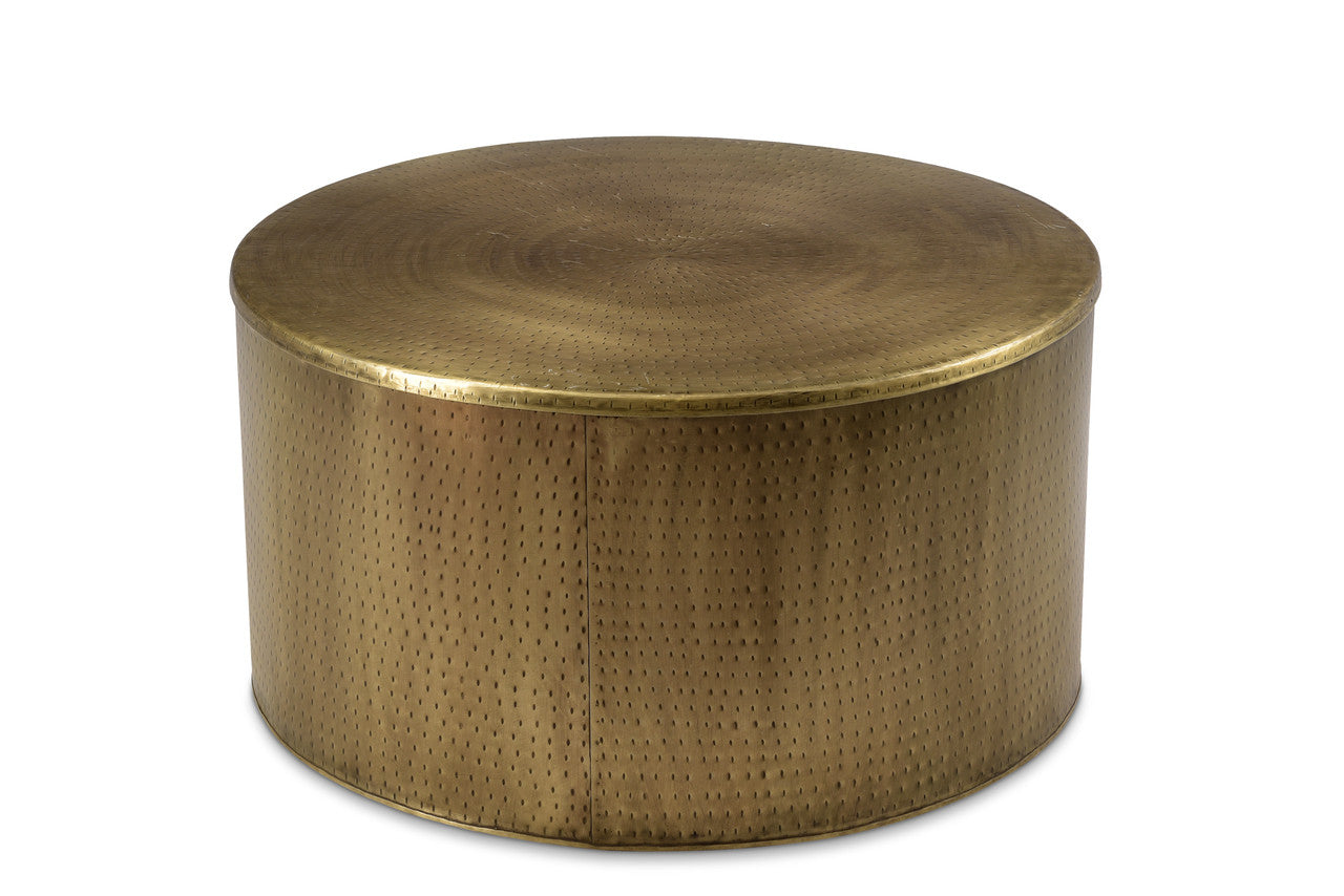 Drum Alevi  Gold drum Coffee Table