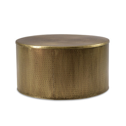 Drum Alevi  Gold drum Coffee Table