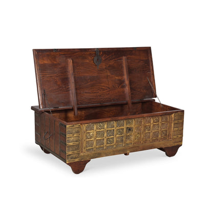 Tortoise Wooden Metal Fitted Box