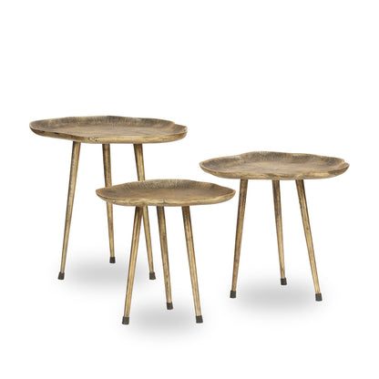 Peafowl nesting tables -  Set of 3.