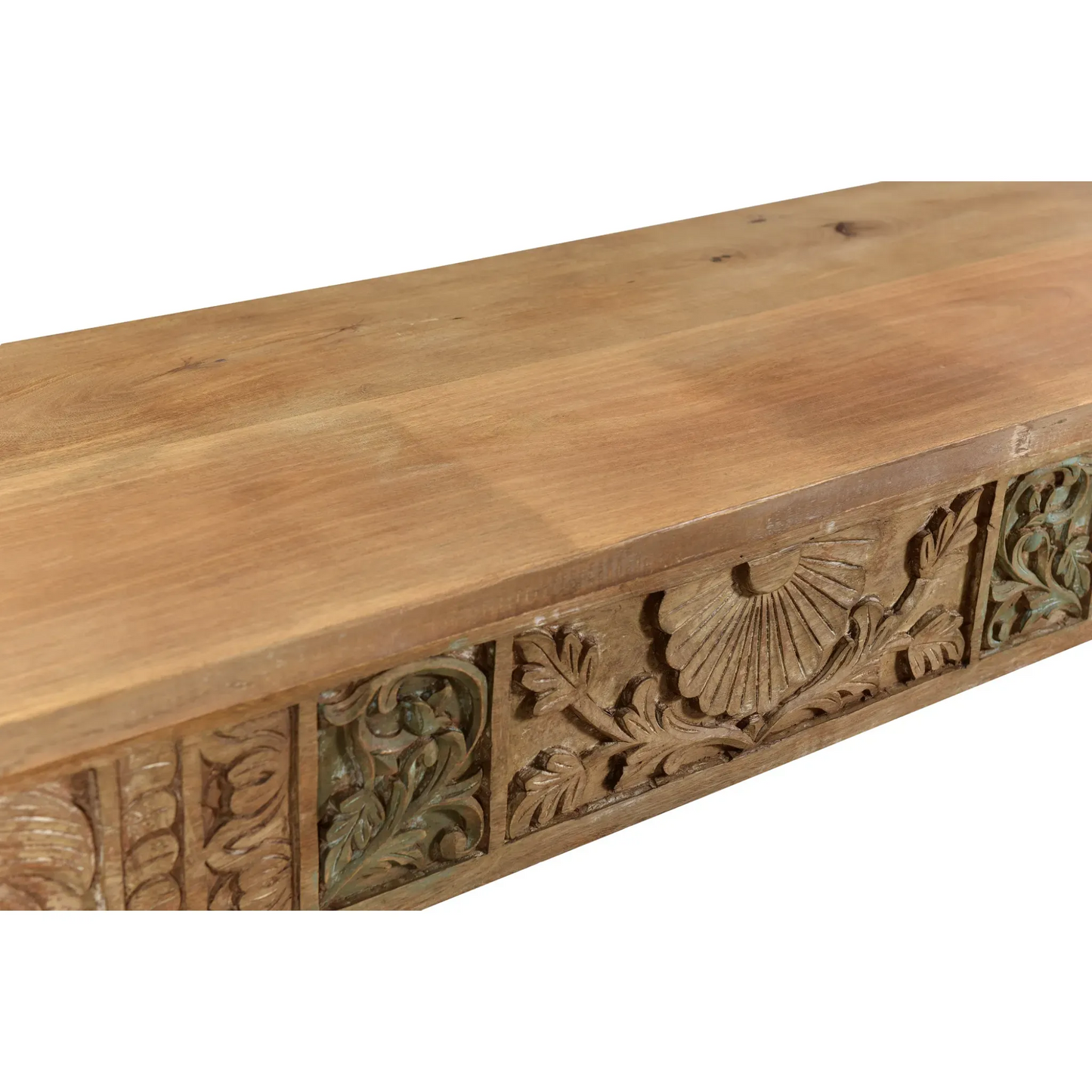 Alligator Wooden Carved Console