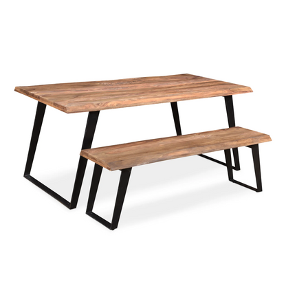 Seesham Wood Live Edge Dining Table