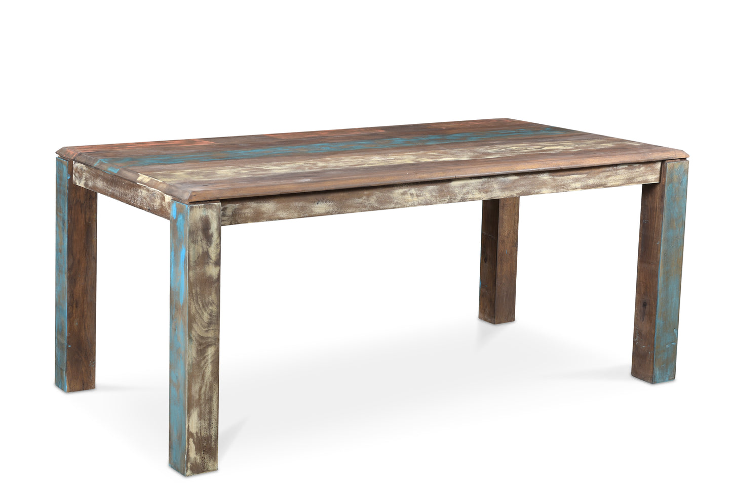 Reclaimed wood Rustic Multicolor Chair  -Set of 2