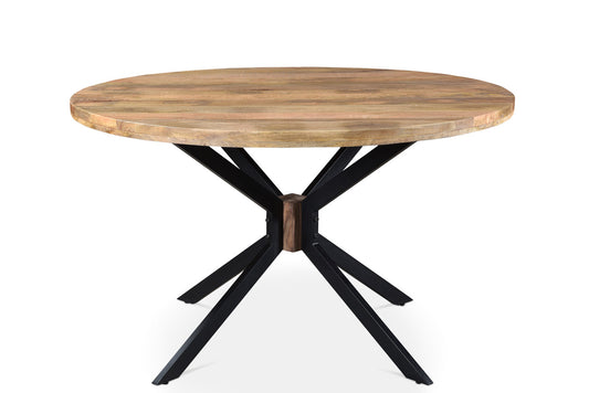 ROOT Mango Wood Round Dining Table