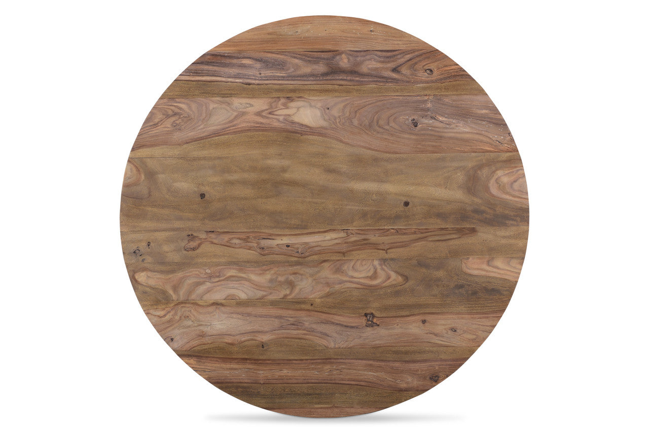 ROOT Sheesham Wood Round Dining Table