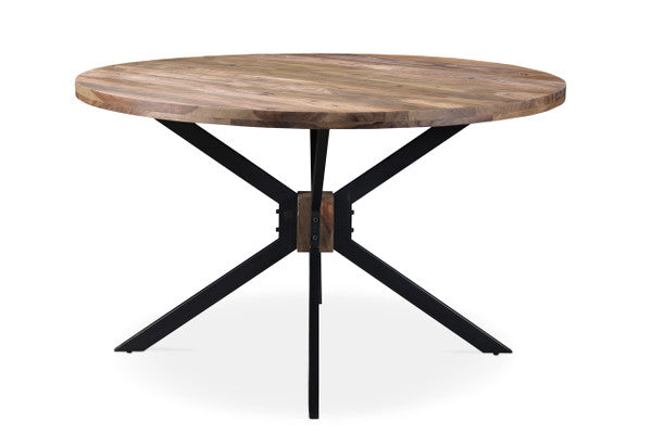 ROOT Sheesham Wood Round Dining Table