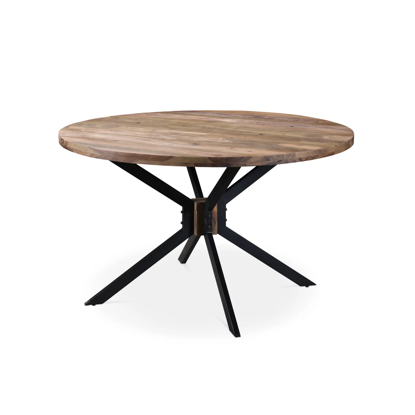 Root Sheesham Wood Round Dining Table