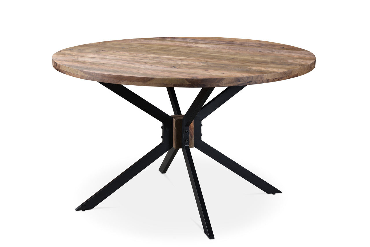 ROOT Sheesham Wood Round Dining Table