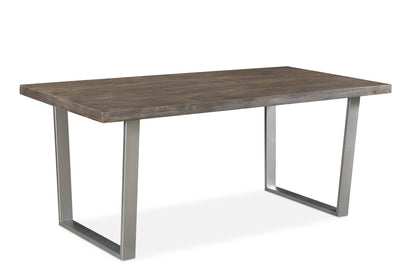 Lark Grey Mango Wood 3 Piece Dining Table Set