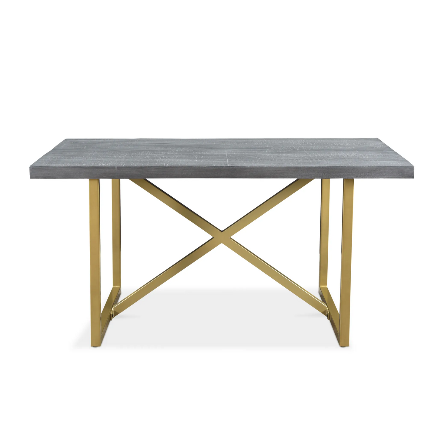 Raven Grey Gold 3 Piece Dining Table Set