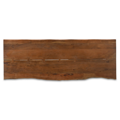 Athea Butterfly Dark live Edge Dining Table - 120"