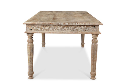 Driftwood Carved Dining Table