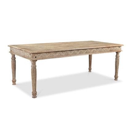 Driftwood Carved Dining Table