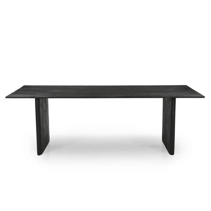 Grackle Solid Wood Dining Table -  Black