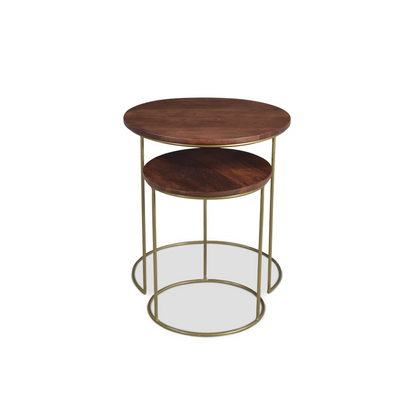 Forest Nesting Table Gold