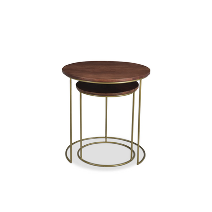 Forest Nesting Table Gold