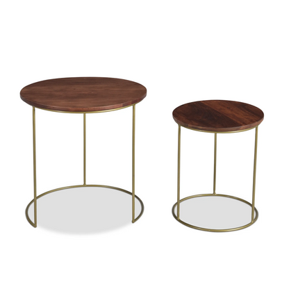 Forest Nesting Table Gold