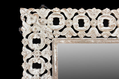 Carved Wooden Mirror