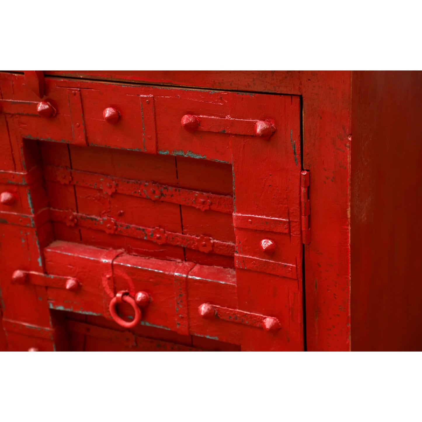 Woodland Red Wooden Sideboard - 89"