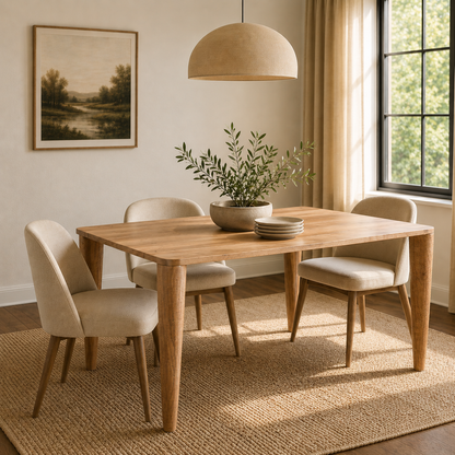 Canyon Light Natural Oak Dining Table