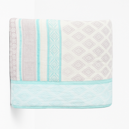 Sunbird Handcrafted Reversible Quilt with Matching Sham Covers