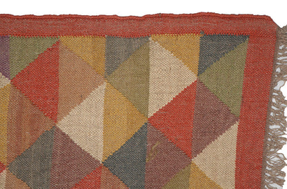 Wool Jute Kilim Rug 2.5'x7' - AA2000R3