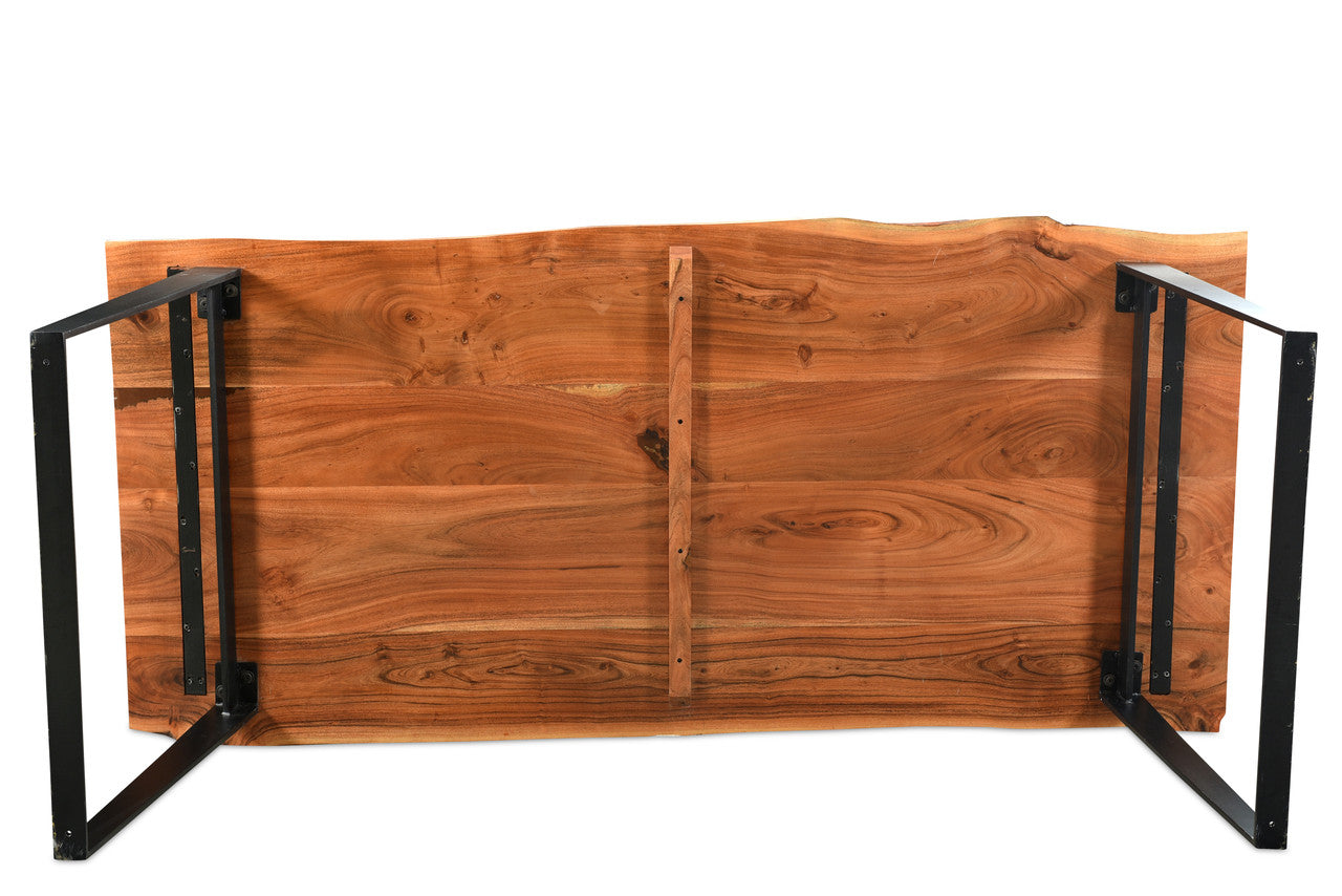 Timbergirl handmade solid wood live edge dining table discount