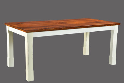 Timbergirl Mysore Farmhouse Chic Dining Table