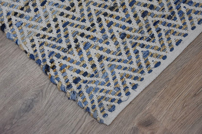 Timbergirl Denim Natural Cotton and Hemp Handmade Rug