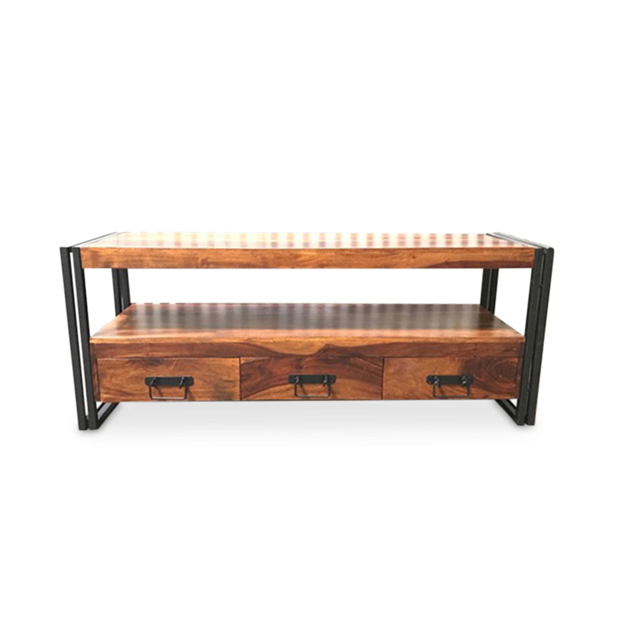 Timbergirl Sheesham wood 3 Drawer TV console