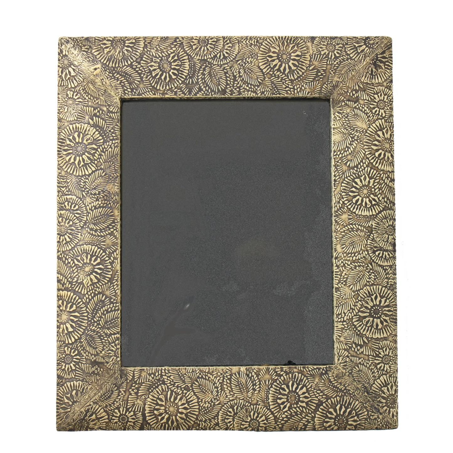 3 Piece Brass Clad Wood Picture Frame Set