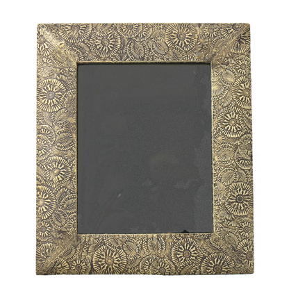 3 Piece Brass Clad Wood Picture Frame Set