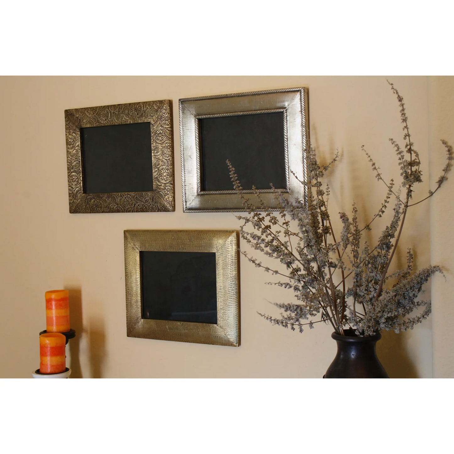 Brass Clad Wood Picture Frame