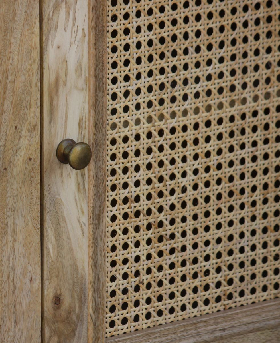 Robin Farmhouse Cane Buffet Cabinet