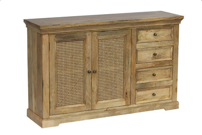 Robin Farmhouse Cane Buffet Cabinet