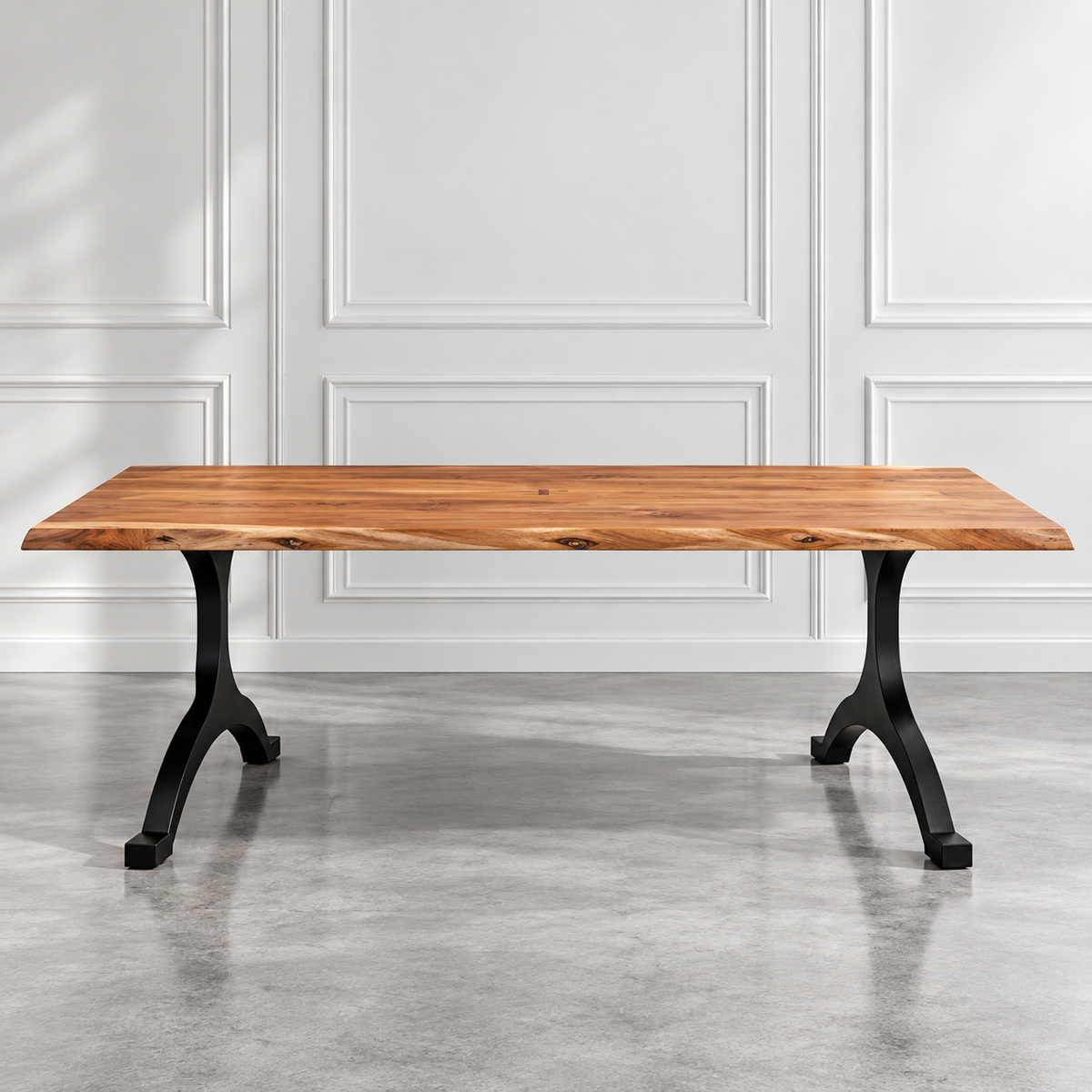 Timbergirl Arden Live edge Acacia Wood Dining Table 84"