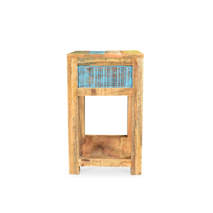 Suman Solid Mango wood end table