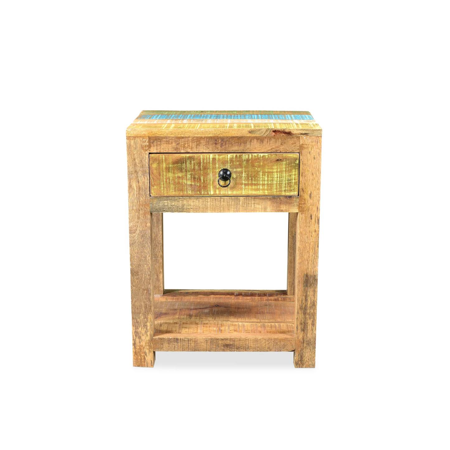 Suman Solid Mango wood end table