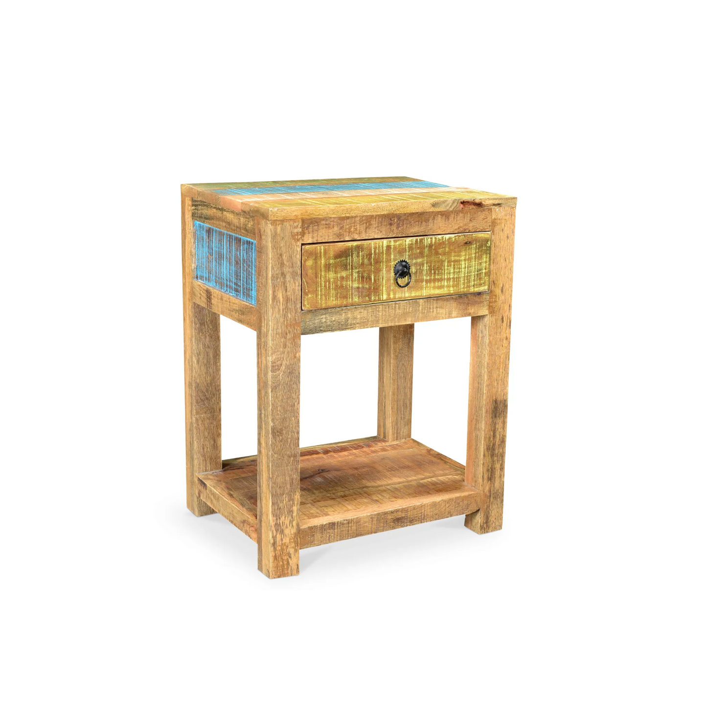 Suman Solid Mango wood end table