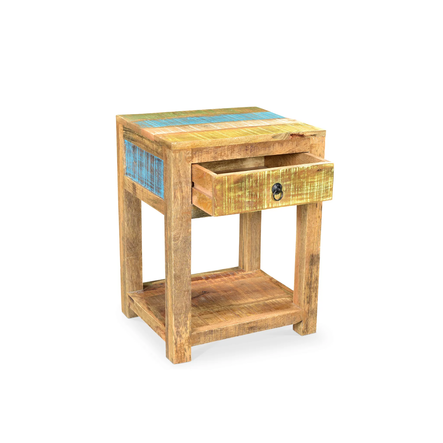 Suman Solid Mango wood end table