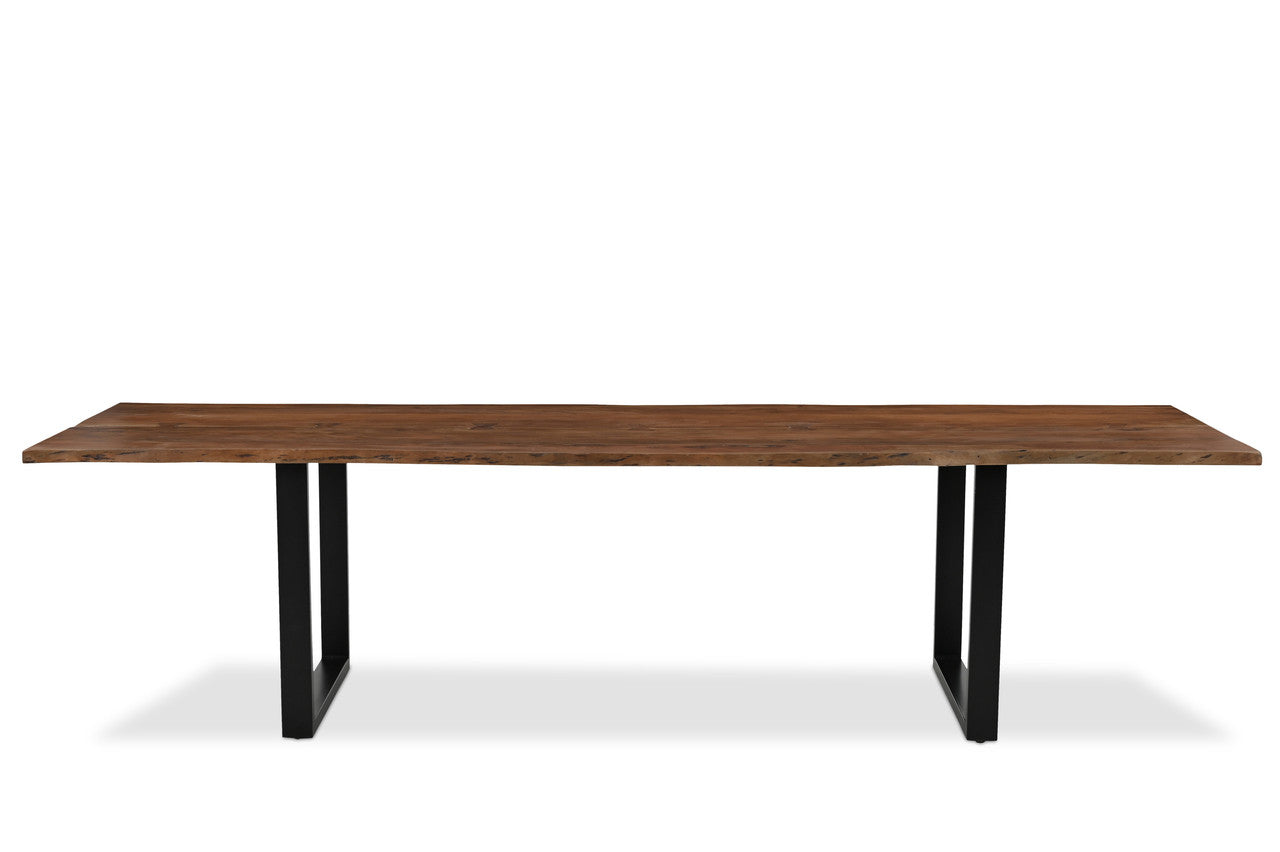 Athea Butterfly Dark live Edge Dining Table - 120"