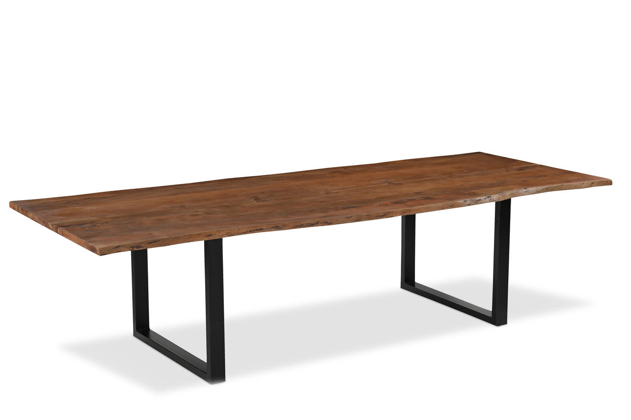 Athea Butterfly Dark live Edge Dining Table - 96"