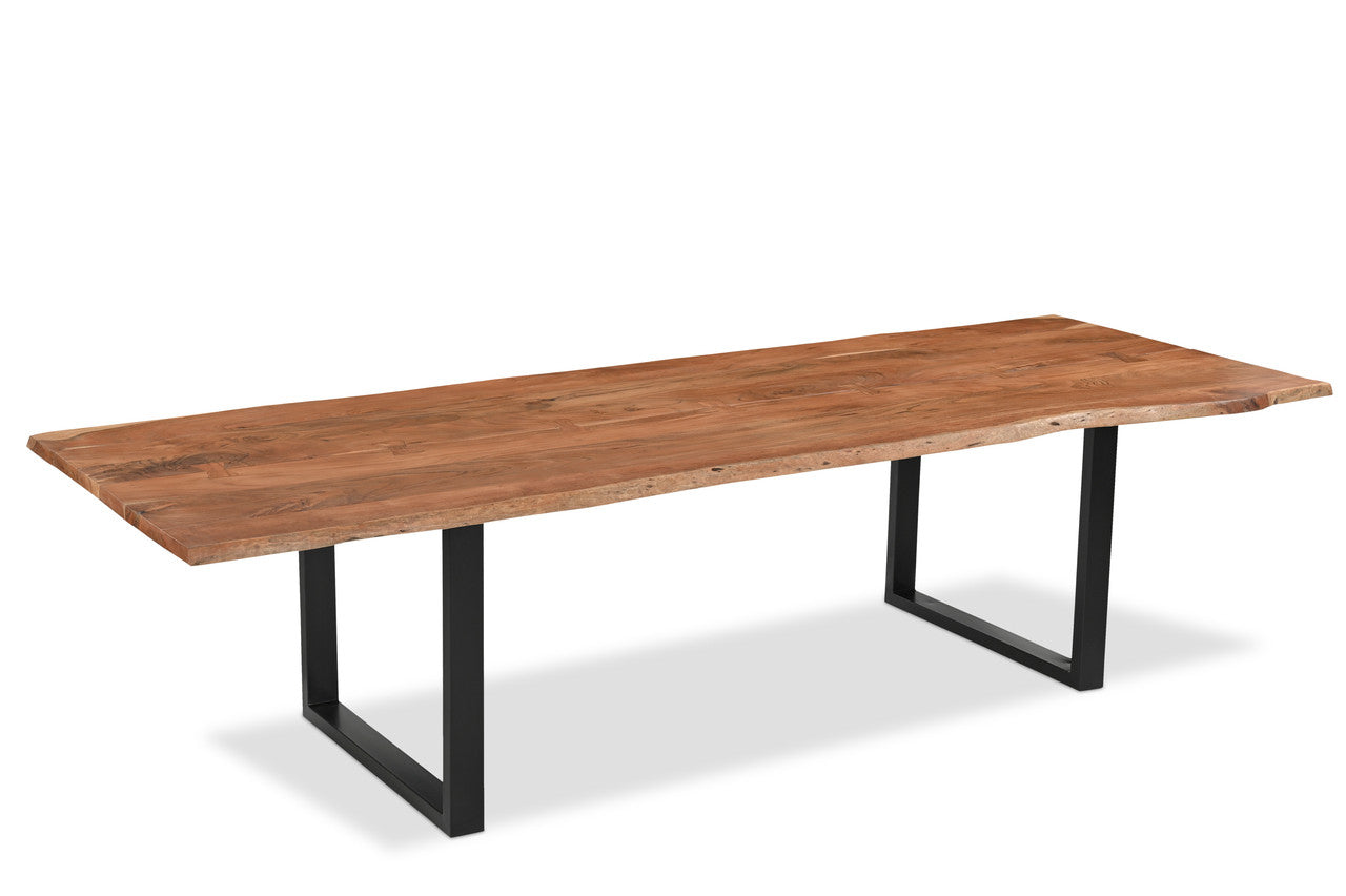 Athea Butterfly Natural live Edge Dining Table - 120"