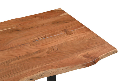 Athea Butterfly Natural live Edge Dining Table - 120"