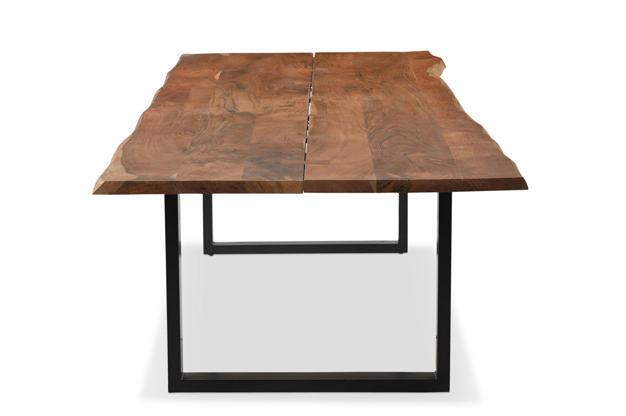 Athea Butterfly Dark live Edge Dining Table - 84"