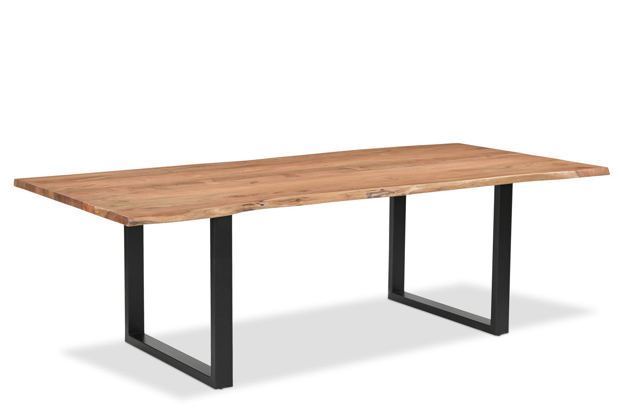 Athea Butterfly Natural live Edge Dining Table - 96"