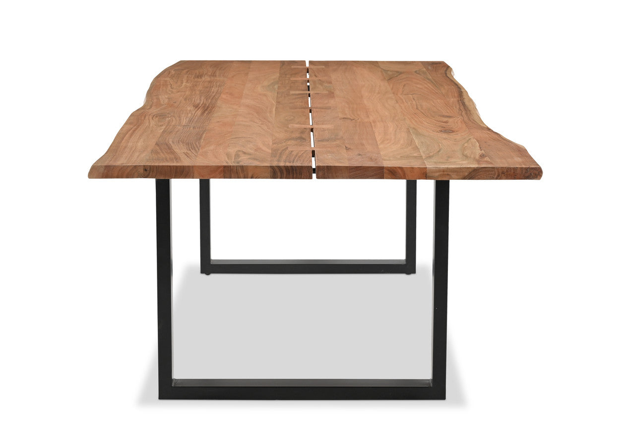 Athea Butterfly Natural live Edge Dining Table - 96"