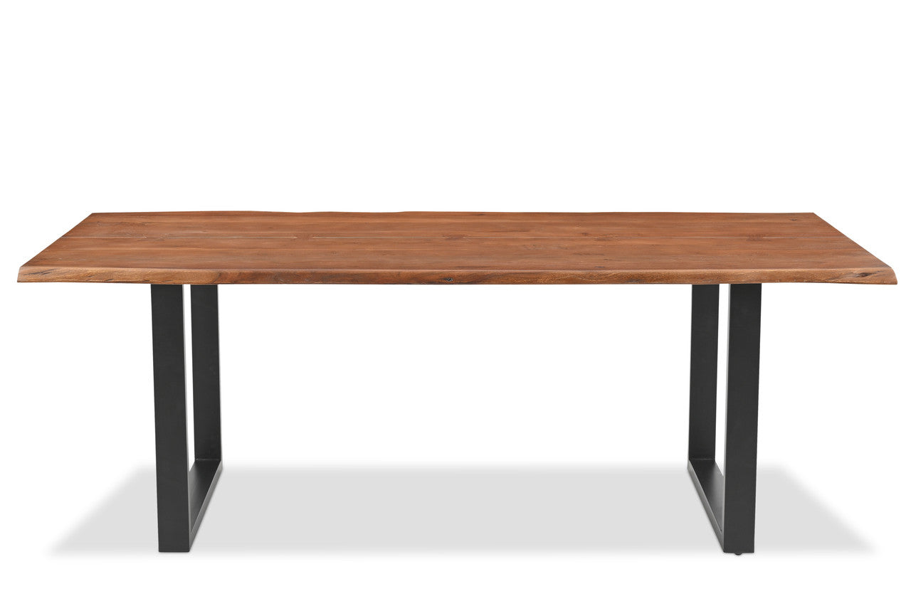 Athea Butterfly Dark live Edge Dining Table - 84"